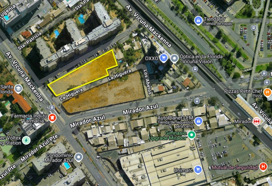 TERRENO – PROYECTO APROBADO – LA HIGUERA, LA FLORIDA